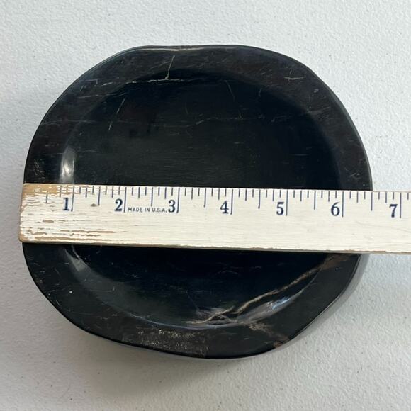 Petrified Wood Bowl/Ashtray From Indonesia Tertiary Period Over A Million Years - Picture 12 of 16